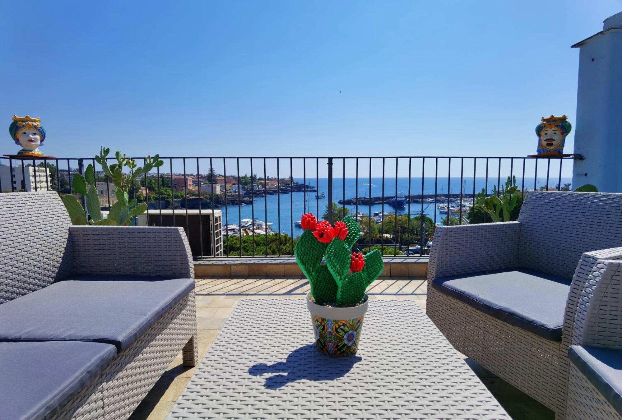 卡塔尼亚Luxury Sisters House "Il Mare Sole"别墅 外观 照片